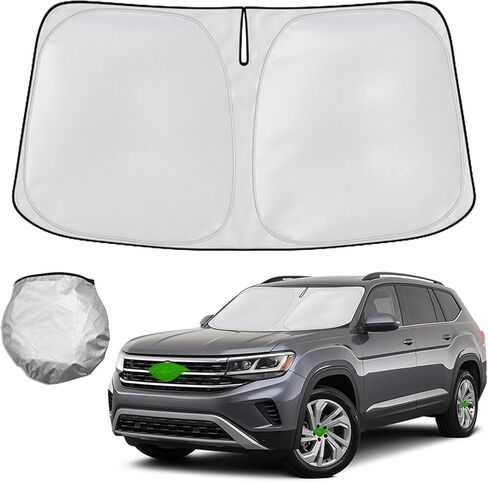 Windshield Sun Shade Foldable Sunshade Compatible for Ni-ssan Murano 2015 2016 2017 2018 2019 2020 2021 2022 2023 2024,Front Window Car Sun Shields Heat Protection Visor Accessories in Saudi Arabia