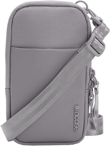 incase A.R.C. حقيبة Crossbody الصغيرة ، البوليستر المعاد تدويرها ، يناسب iPhone Pro Max ، الجيب الخارجي ، حزام قابل للتعديل ، حبال السفر in Saudi Arabia