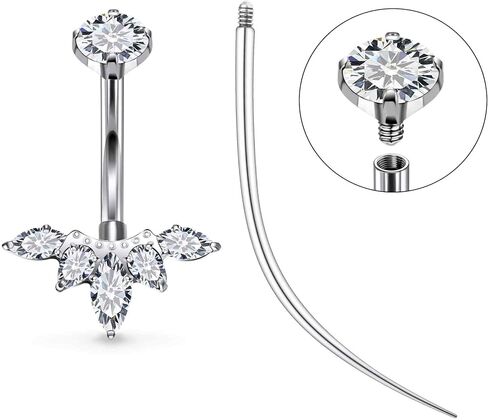 Ruifan ASTM F136 BELLY BELLY BELTY RINGS CLAY CHIP ZIRILERGENIC INTERNALLERS INVERSION in Saudi Arabia