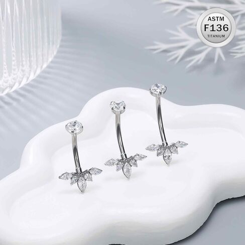 Ruifan ASTM F136 BELLY BELLY BELTY RINGS CLAY CHIP ZIRILERGENIC INTERNALLERS INVERSION in Saudi Arabia