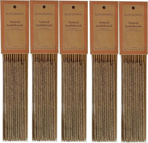 Natural Resin ~ Gum Benzoin ~ Loban - Sambrani Incense Sticks (5 Pack Total of 50 Sticks) in Saudi Arabia