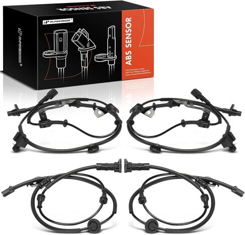 A-Premium 4PCS Front & Rear ABS Wheel Speed Sensor Compatible with Kia Models - Soul 2014-2019, Soul EV 2015-2019 in Saudi Arabia