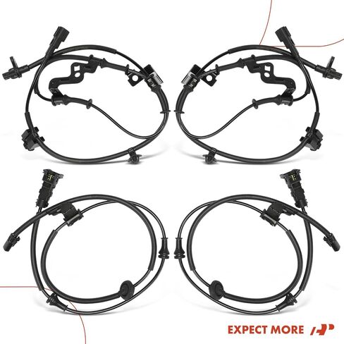 A-Premium 4PCS Front & Rear ABS Wheel Speed Sensor Compatible with Kia Models - Soul 2014-2019, Soul EV 2015-2019 in Saudi Arabia