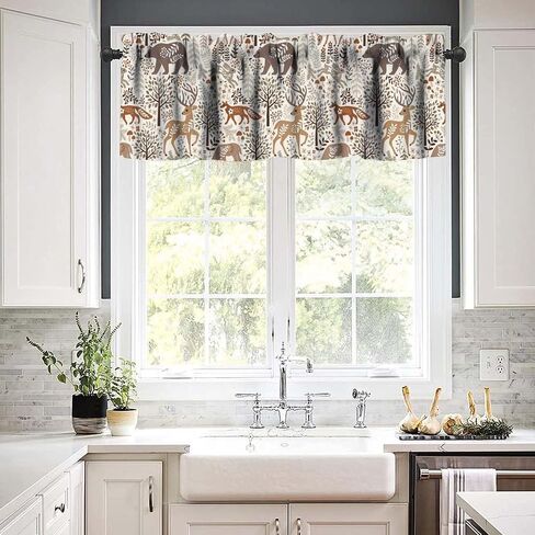 Aztec Vintage Valance Curtains Navajo Tribe Abstract Geometric Ethnic Art Patterns Window Treatments for Bedroom Kitchen Living Room Office 54x18inch in Saudi Arabia