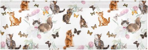 Frog Kitchen Curtains Valances for Windows Rod Pocket Short Window Treatment Decor for Farmhouse Bathroom Laundry Living Room Decor in Saudi Arabia