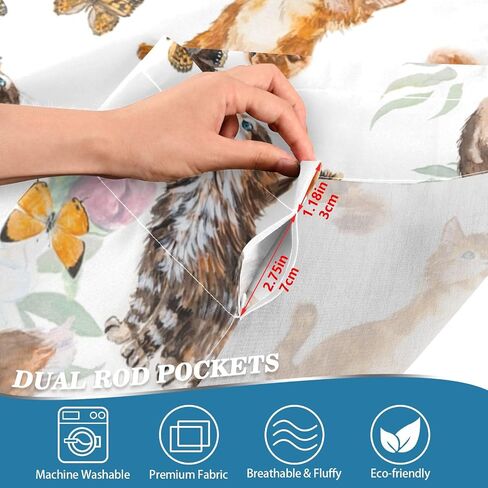 Frog Kitchen Curtains Valances for Windows Rod Pocket Short Window Treatment Decor for Farmhouse Bathroom Laundry Living Room Decor in Saudi Arabia