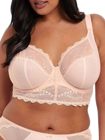 Elomi Women's Charley Bralette: أسلوب طويل للأزياء مع خطوط العنق الممتدة بامتداد أحجام المملكة المتحدة أحجام E-HH US أحجام DDD-L in Saudi Arabia