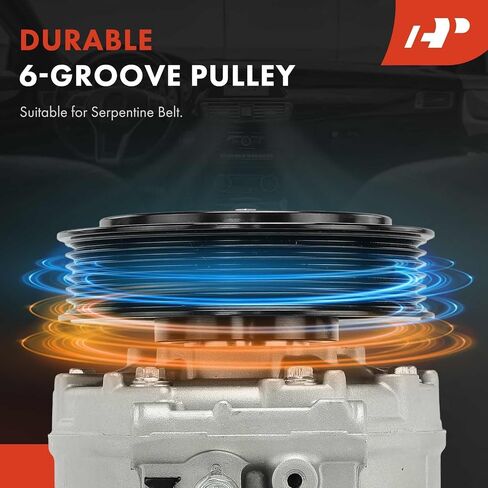 A-Premium Air Conditioner AC Compressor with Clutch Compatible with Audi A4 2004-2005, A4 Quattro 2004-2005, Q5 2013-2017, S4 2013-2016, S5 2013-2017, SQ5 2014-2017, 3.0L in Saudi Arabia