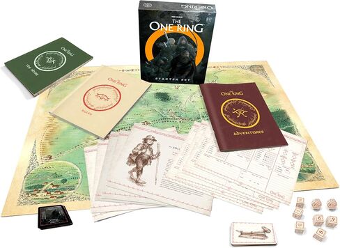Impressions The One Ring RPG Dice Set, White in Saudi Arabia
