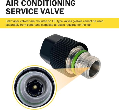 16 PCS Air Conditioning Valve Core Kit ، R12 R134A Valve Core High Side A/C Service Cap Set ، إكسسوارات إصلاح نظام التبريد ، لمعظم شاحنات السيارات (متعددة الألوان) in Saudi Arabia