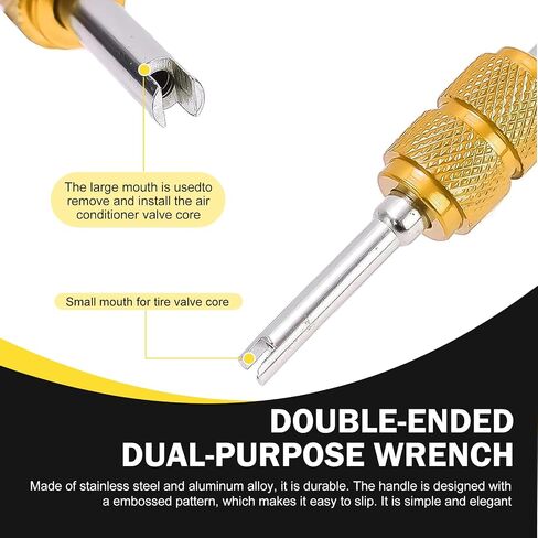16 PCS Air Conditioning Valve Core Kit ، R12 R134A Valve Core High Side A/C Service Cap Set ، إكسسوارات إصلاح نظام التبريد ، لمعظم شاحنات السيارات (متعددة الألوان) in Saudi Arabia