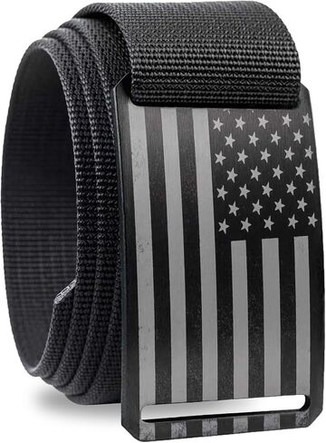 GRIP6 USA Ninja: Durable Belts for Men & Women, Versatile Nylon Tactical Belt for Work, Golf, Casual & Outdoor Use in Saudi Arabia