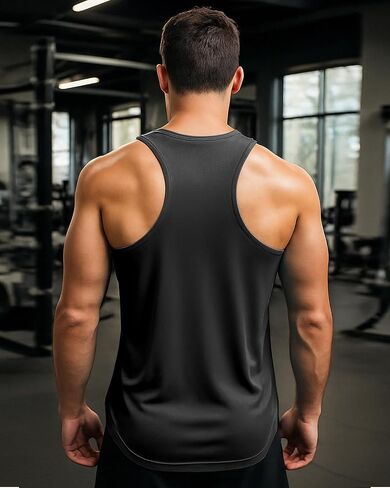Aimpact Mens تجريب الخزان قمم جافة الملاءمة الصالة الرياضية بلا أكمام y-back muscle litness كمال الأجسام خزانات خزان الأجسام in Kuwait