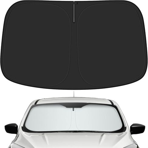 Car Windshield Sun Shade for Ford 2013-2019 Escape Accessories (OEM Design) Reflective Foldable Heat Insulation Sunshade for Ultimate Protection in Kuwait