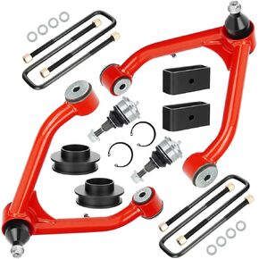3" Front 2" Rear Leveling Lift Kit & Extended Front Upper Control Arms w/Ball Joints for Chevy Silverado 1500/GMC Sierra 1500 1999-2006 RWD (For 2-4" Lift) in Saudi Arabia