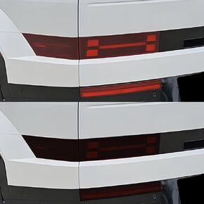 Bogar Tech Designs الخلفية الخلفية الخلفية Tail Light Tint Kit PPF متوافقة مع Hyundai Santa Fe 2024-2025 ، دخان خفيف in Saudi Arabia