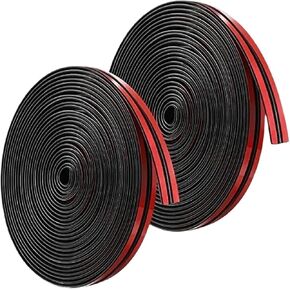 1pc T-Shape Car Sealing Strip - Premium Noise Reduction, Weatherproofing Solution for Sunroof, Windshield, Windows & Doors(Black width14mmL2m) in Saudi Arabia