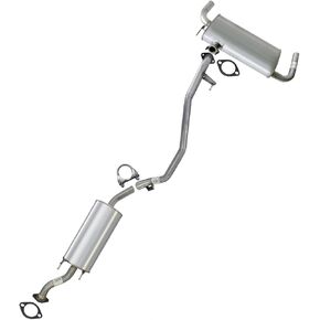 Northeastern Exhaust | Stainless Steel Resonator Muffler Exhaust System Kit Compatible for Nissan Murano 2009-2011 3.5L | Free Gaskets Included | Automotive Replacement Part in Saudi Arabia