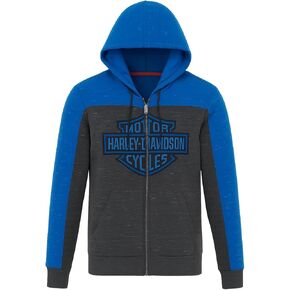 Harley-Davidson Men's Bar & Shield Colorblock zip-up Hoodie-96283-22VM in Kuwait