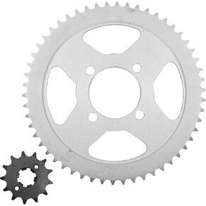 Caltric Front and Rear Sprockets Kit Compatible with Yamaha TT-R125L TT-R125Le 2002-2016 in Saudi Arabia