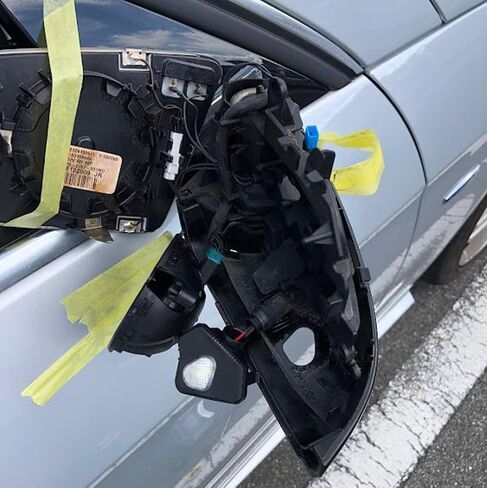 iJDMTOY White 18-SMD Full LED Under Mirror Puddle Lights Compatible With Mercedes W204 C-Class, W212 E-Class, W221 S-Class, C117 CLA-Class, C218 CLS-Class, etc (fit models w/o under mirror camera) in Saudi Arabia