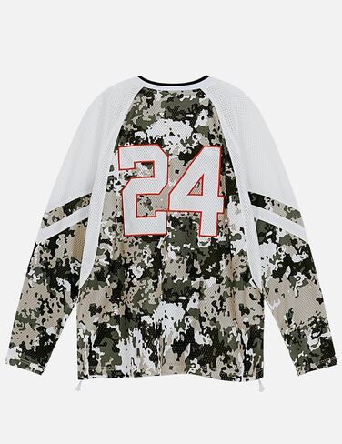 Aelfric Eden Mens Camouflage Patchwork Sweatshirt Oversized Long Sleeve Casual Y2k Streetwear Trendy Tops in Saudi Arabia