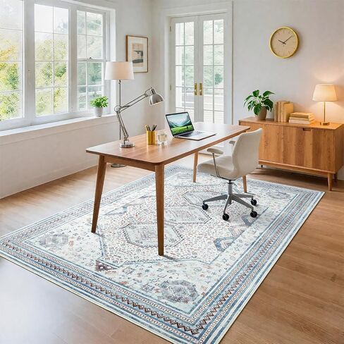 Maxsoft Small 2x3 سجادة قابلة للغسل للدخول ، سجاد طباعة ناعمة للدخول ، السجاد المنخفضة غير المنقولة للزلابية للباب الأمامي. in Kuwait