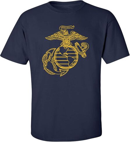 USMC Eagle Globe and Anchor Adult Short Sleeve T-Shirt in Saudi Arabia