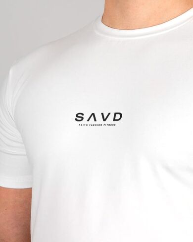 Christian Performance T-Shirt - Men's Slim Fit Gym Shirt, Faith-Based Activewear with Cross, Premium Cotton Stretch Tee in Saudi Arabia