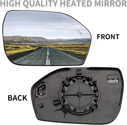 Passenger Side Mirror Replacement for 2020 2021 2022 2023 Ford Explorer- Right Side Mirror Glass, Rear View Mirrors Glass with Power Heated & Blind Spot in Saudi Arabia