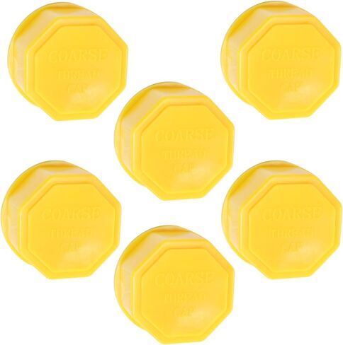 3 Pcs 5 Gallon Gas Can Cap, Plastic Coarse Thread Gas Cap for Gasoline Containers (Yellow) in Saudi Arabia