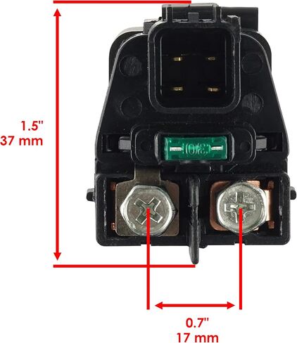 Caltric Starter & Relay الملف اللولبي متوافق مع Suzuki LT-A500X LTA500X Kingquad 500 AXI 2009-2015 in Saudi Arabia