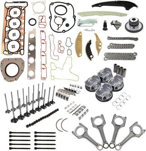إصلاح محرك Geluoxi Rebuild Ritons Rods Kit Presention for Audi A4 Q5 TT VW Jetta Tiguan Golf GTI 2.0T CCTA 06H105701D 06H109158H in Saudi Arabia