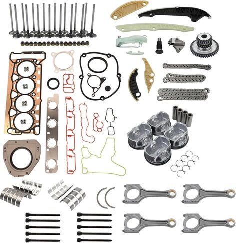 إصلاح محرك Geluoxi Rebuild Ritons Rods Kit Presention for Audi A4 Q5 TT VW Jetta Tiguan Golf GTI 2.0T CCTA 06H105701D 06H109158H in Saudi Arabia