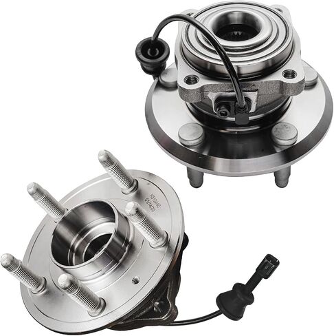 Detroit Axle - 4 Wheel Bearing Hubs للفترة 2010-2017 Chevy Equinox GMC Terrain ، محمل العجلات في المقدمة والخلفية 2011 2012 2014 2014 2015 2015 in Kuwait