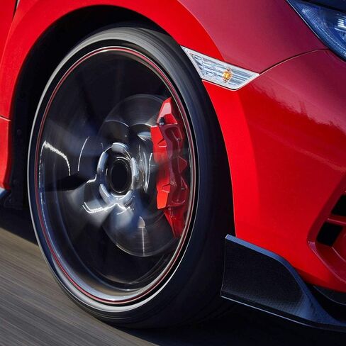 Refractive Wheel Trim with Applicator Tool for Car Wheels, Orange in Saudi Arabia