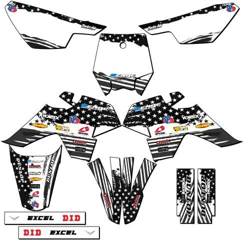 SR 110 Merica USA Senge Graphics Complete Kit Compatible with SSR in Saudi Arabia