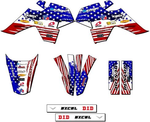 SR 110 Merica USA Senge Graphics Complete Kit Compatible with SSR in Saudi Arabia