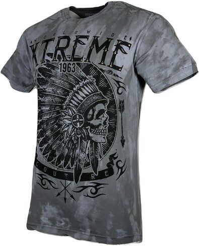 Xtreme Couture by Affliction Men T-Shirt Desert Rambler Biker in Saudi Arabia