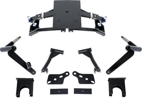 KUAFU 6" Double A-Arm Lift Kit Compatible with 2004.5+ Club Car DS Electric or Gas Cart Powder Coated Black Steel in Saudi Arabia