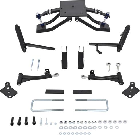 KUAFU 6" Double A-Arm Lift Kit Compatible with 2004.5+ Club Car DS Electric or Gas Cart Powder Coated Black Steel in Saudi Arabia
