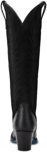 Jet Black & Soft Black Suede Knee High Boot by Lane Boots in Saudi Arabia