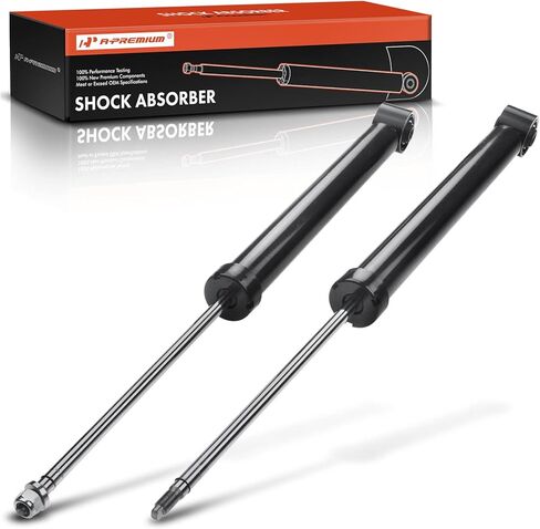محطات الصدمة الخلفية A-premium امتصاص متوافقة مع Audi TT 2000-2003 & Volkswagen Beetle 1998-2010 ، Golf 1999-2006 ، Jetta 1999-2005 ، 2-PC Set in Kuwait