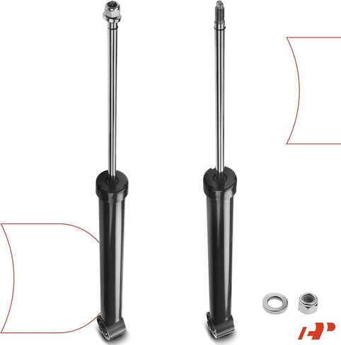 محطات الصدمة الخلفية A-premium امتصاص متوافقة مع Audi TT 2000-2003 & Volkswagen Beetle 1998-2010 ، Golf 1999-2006 ، Jetta 1999-2005 ، 2-PC Set in Kuwait