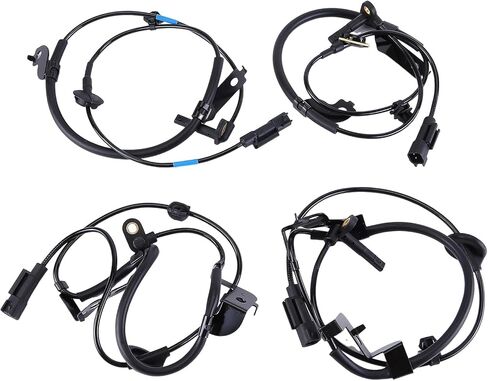 4PCS ABS Speed Sensors 4670A575 Car ABS Sensor Front Left Right Rear for Lancer/Outlander 2007-2015 Replace 4670A576 4670A583 4670A584 ABS Wheel Speed Sensor in Saudi Arabia