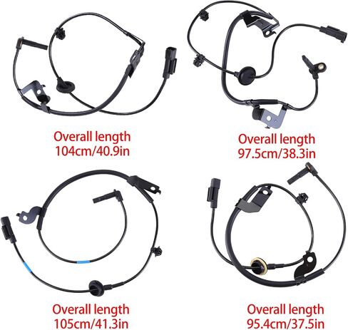4PCS ABS Speed Sensors 4670A575 Car ABS Sensor Front Left Right Rear for Lancer/Outlander 2007-2015 Replace 4670A576 4670A583 4670A584 ABS Wheel Speed Sensor in Saudi Arabia
