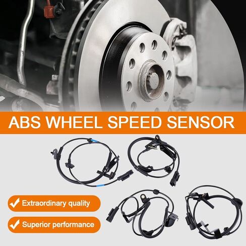 4PCS ABS Speed Sensors 4670A575 Car ABS Sensor Front Left Right Rear for Lancer/Outlander 2007-2015 Replace 4670A576 4670A583 4670A584 ABS Wheel Speed Sensor in Saudi Arabia