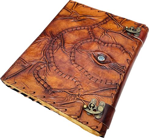Hocus Pocus Book of Spells، كتب Grimoire Spell مع تعويذات حقيقية، ديكور ديكورات الهالوين الدعامة، كتاب الظلال الإملائية، هدايا ساحرة للنساء Spellbook مجلة جلدية ملزمة، Grimoire Witch (8x6) in Saudi Arabia