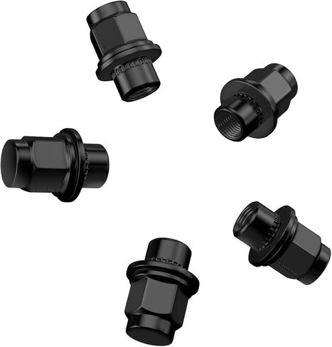 Stancemagic - 24 Silver Chrome Mag Style Lug Nuts مع غسالة - 12 مم × 1.25 ، 12x1.25 خيوط - طولها 1.5 بوصة - 21 مم 13/16 "HEX - متوافقة مع 6 مركبات شاحنة Lug Nissan و Infiniti SUV in Kuwait