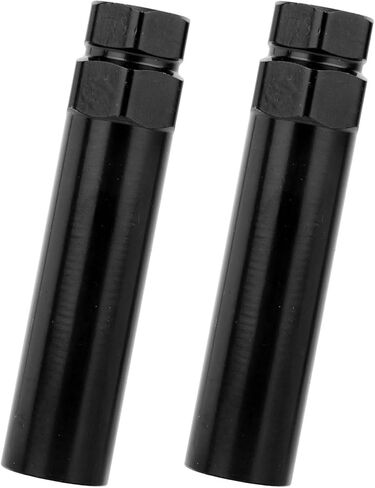 2pcs 6 مجموعة مقبس جوز شريحة ، قفل العجلة الصلب مفتاح Nut Nut 6 spline للتثبيت وفصل عجلات ما بعد البيع (أسود) in Kuwait